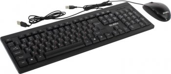 Комплект клавиатура + мышь SVEN KB-S320C <Black> (Кл-ра, USB +Мышь 3кн, Roll, Optical)