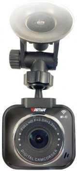 Автомобильный видеорегистратор Artway AV-407 черный 2Mpix 1080x1920 1080p 170гр. NT96672