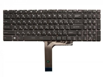 Клавиатура MSI GT72, GS60, GS70, WS60, GE62, GE72, цвет черная, с подсветкой