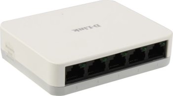 Коммутатор D-Link DGS-1005A/F1A неуправляемый с 5 портами 10/100/1000Base-T, функцией энергосбережения и поддержкой QoS