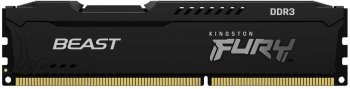 Оперативная память Kingston 4GB 1600MHz DDR3 CL10 DIMM FURY Beast Black