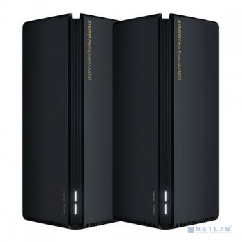 Маршрутизатор Xiaomi Mesh System AX3000 RA82 (DVB4287GL) (2-pack) Black (743221) DVB4287GL