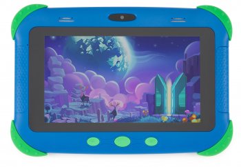 Планшетный компьютер Digma CITI Kids MT8321 (1.3) 4C RAM2Gb ROM32Gb 7" IPS 1024x600 3G Android 9.0 синий 2Mpix 0.3Mpix BT WiFi Touch CS7216MG