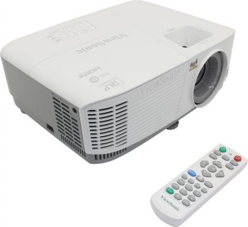 Мультимедийный проектор ViewSonic Projector PA503SB (DLP, 3800 люмен, 22000:1, 800x600, D-Sub, RCA, HDMI, USB, ПДУ, 2D/3D)