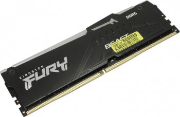Оперативная память Kingston 32GB 5600MT/s DDR5 CL40 DIMM FURY Beast RGB KF556C40BBA-32