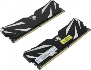 Оперативная память DDR4 Netac Shadow II 32GB (2x16GB) 3200MHz CL16 1.35V / NTSWD4P32DP-32K / Black / with radiator