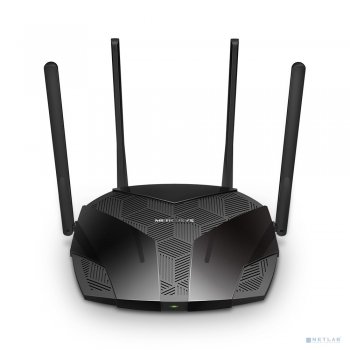 Маршрутизатор Mercusys <MR80X> Wireless Router (3UTP 1000Mbps, 1WAN, 802.11a/b/g/n/ac/ax, 2400Mbps)