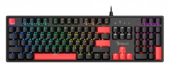 Клавиатура A4Tech Bloody S510N механическая черный/красный USB for gamer LED (S510N (FIRE BLACK))