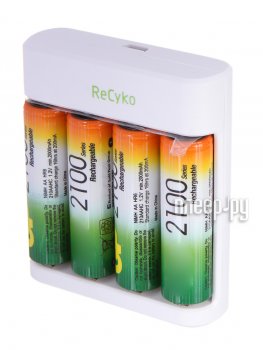 Зарядное устройство GP 210AAHC/CPBR-2CR4 AA NiMH 2100mAh (4шт) блистер