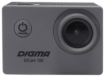 Экшн-камера Digma DiCam 180 серый