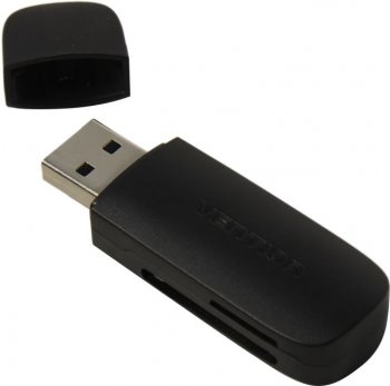 Картридер Vention <CLGB0> USB3.0 microSD/SD Card Reader/Writer
