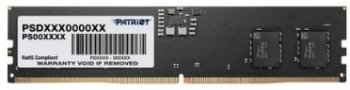 Оперативная память DDR5 16GB 5200MHz Patriot PSD516G520081 Signature RTL PC5-41600 CL42 DIMM 288-pin 1.1В single rank Ret