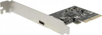 Контроллер Orient AM-U3242PE-C (RTL) PCI-Ex4, USB3.2 1 port-ext, USB3.2-C 1 port-ext