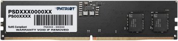 Оперативная память DDR5 8GB 5600MHz Patriot PSD58G560041 Signature RTL PC5-44800 CL46 DIMM 288-pin 1.1В single rank Ret