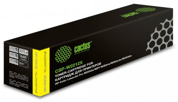 Картридж Cactus CSP-W2212X 207X желтый (2450стр.) для HP M255/MFP M282/M283
