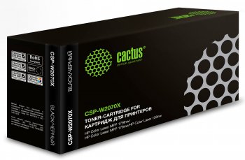 Картридж Cactus CSP-W2070X 117X черный (1500стр.) для HP Color Laser 150a/150nw/178nw MFP/179fnw MFP