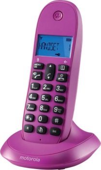 Радиотелефон Motorola C1001LB+ фиолетовый АОН