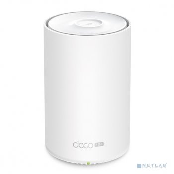 Маршрутизатор TP-LINK <Deco X20-4G(1-pack)> AX1800 Mesh Wi-Fi System (2UTP 1000Mbps, WAN, 802.11a/b/g/n/ac/ax, SIM slot)