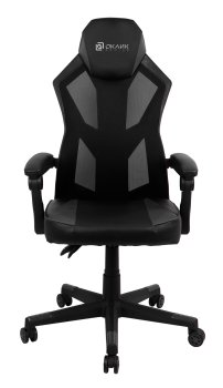 Кресло для геймера Оклик 121G черный сиденье черный искусст.кожа/сетка с подголов. крестов. пластик черный