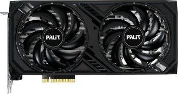 Видеокарта Palit PCI-E 4.0 RTX4060 DUAL OC NVIDIA GeForce RTX 4060 8Gb 128bit GDDR6 1830/17000 HDMIx1 DPx3 HDCP Ret