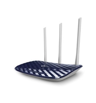 Маршрутизатор AC750 Dual-Band Wi-Fi RouterSPEED: 300 Mbps at 2.4 GHz + 433 Mbps at 5 GHzSPEC: 2× Fixed External Antennas, 2× 10/100 Mbps LAN Ports, 1×