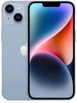 Смартфон Apple A2882 iPhone 14 128Gb 6Gb голубой моноблок 3G 4G 1Sim 6.1" 1170x2532 iOS 16 12Mpix MPVN3HN/A