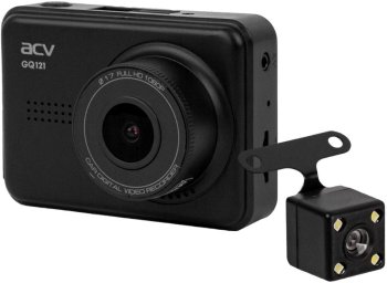 Автомобильный видеорегистратор ACV GQ121 черный 2Mpix 1080x1920 1080p 140гр.