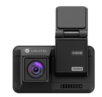Автомобильный видеорегистратор Navitel R480 2K черный 1440x2560 1440p 160гр. CV7327