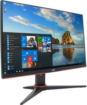 Монитор 23.8" AOC 24G2SAE/BK <Black&Red>(VA, 165Hz, LCD, 1920x1080, D-sub, HDMI, DP)