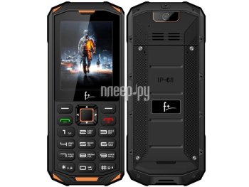 Мобильный телефон F+ R240 Black-Orange