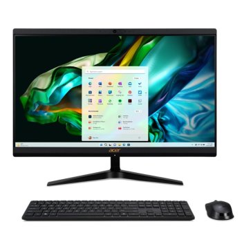 Моноблок Acer Aspire C22-1800 [DQ.BLGCD.001] Black 21.5" {Full HD i3 1305U/8Gb/SSD256Gb Iris Xe/CR/noOS/kb/m}