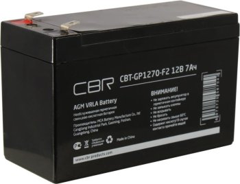Аккумулятор для ИБП CBR CBT-GP1270-F2 (12V, 7.0Ah)