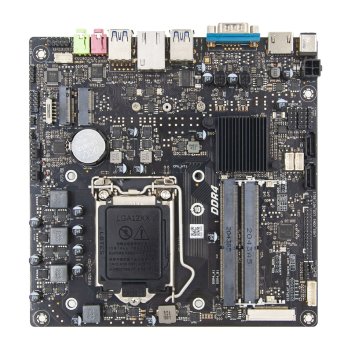 Материнская плата WEIBU WB H510 LGA1200 10-11Gen (TDP 65W), H510, SO-DDR4x2, 1xM.2-M 2260/2280,1xM.2-E 2230, 2xSATA3, 4xUSB Includes LVDS cables ,6pin