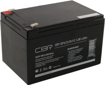 Аккумулятор для ИБП CBR CBT-GP12120-F2 (12V, 12Ah)