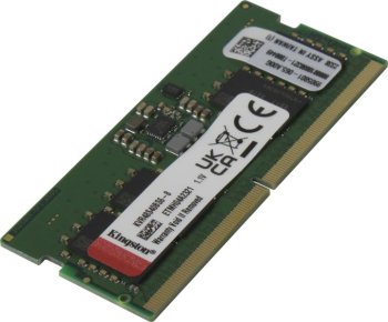 Оперативная память для ноутбуков Kingston ValueRAM <KVR48S40BS6-8> DDR5 SODIMM 8Gb <PC5-38400> CL40 (for NoteBook)