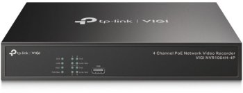 Видеорегистратор сетевой TP-Link NVR VIGI NVR1004H-4P