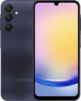 Смартфон Samsung SM-A256E Galaxy A25 128Gb 6Gb темно-синий моноблок 3G 4G 2Sim 6.5" 1080x2340 Android 14 50Mpix SM-A256EZKDCAU
