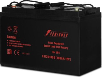 Аккумулятор для ИБП [NEW] Powerman 12V/100AH