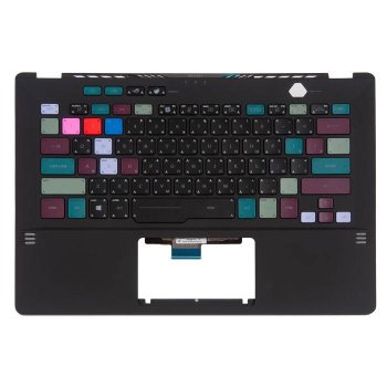 Клавиатура в сборе с топкейсом для ноутбука Asus GA401IV-2F с подсветкой 90NR03F4-R31RU0