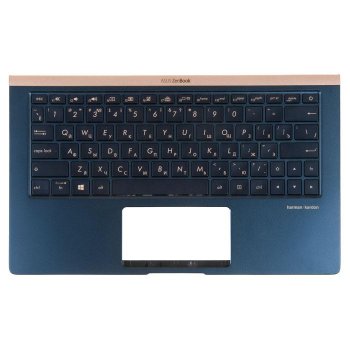 Клавиатура в сборе с топкейсом для ноутбука Asus UX333FA-3B с подсветкой 90NB0JV3-R32RU0