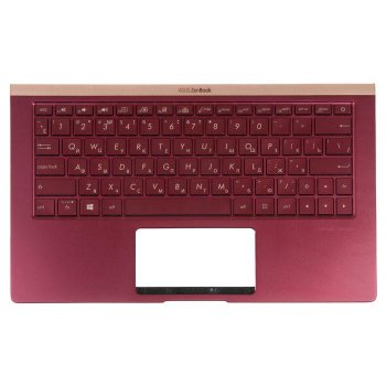 Клавиатура в сборе с топкейсом для ноутбука Asus UX333FA-3R с подсветкой 90NB0JV6-R31RU0