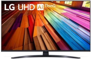 Телевизор LED LG 43" 43UT81006LA.ARUB черный 4K Ultra HD 60Hz DVB-T DVB-T2 DVB-C DVB-S2 USB WiFi Smart TV