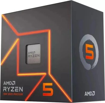 Процессор AMD Ryzen 5 7500F Box (100-000000597CBX) 3.7-5.0 GHz/6core/ Socket AM5