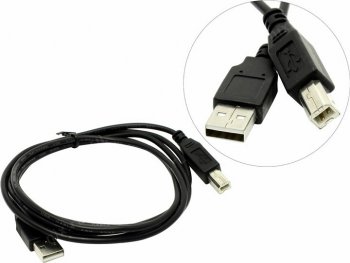 Кабель USB A(m) USB B(m) 1.8м (218998) серый