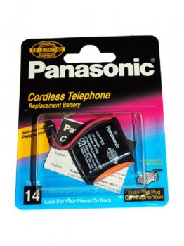 Аккумулятор для фото\видеотехники Panasonic P-P305A/1B (NiCd, 2.4V, 300mAh) для р/тел. Panasonic TC10xx
