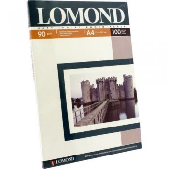 Бумага Lomond A4 90г/м2 100 листов матовая односторонняя (0102001)