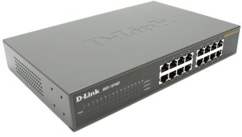 Коммутатор D-Link <DES-1016D/E> Fast E-net 16-port (16UTP, 10/100Mbps)