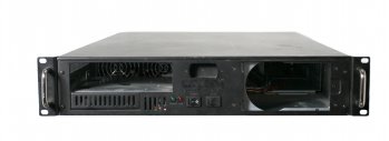 *Корпус для монтажа в стойку GH-310ATXR-BLK 19 корпус 3U, ATX, отсеки 2x5.25 /6x3.5 , Черный (б/у)
