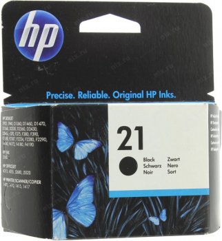 Картридж HP C9351AE (№21) Black для DJ 3920 / 3940 / D1360 / D2360 / F380, OJ 4355, PSC 1410