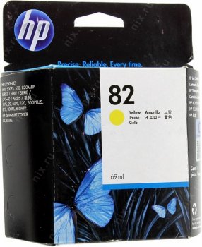 Картридж HP C4913A (№82) Yellow для DesignJet 111 / 500 / 500PS / 510 / 800 / 800ps / 815mfp / 820 MFP серии